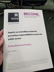 Become's appg, executive summary on corporate parenting responsibilities 
