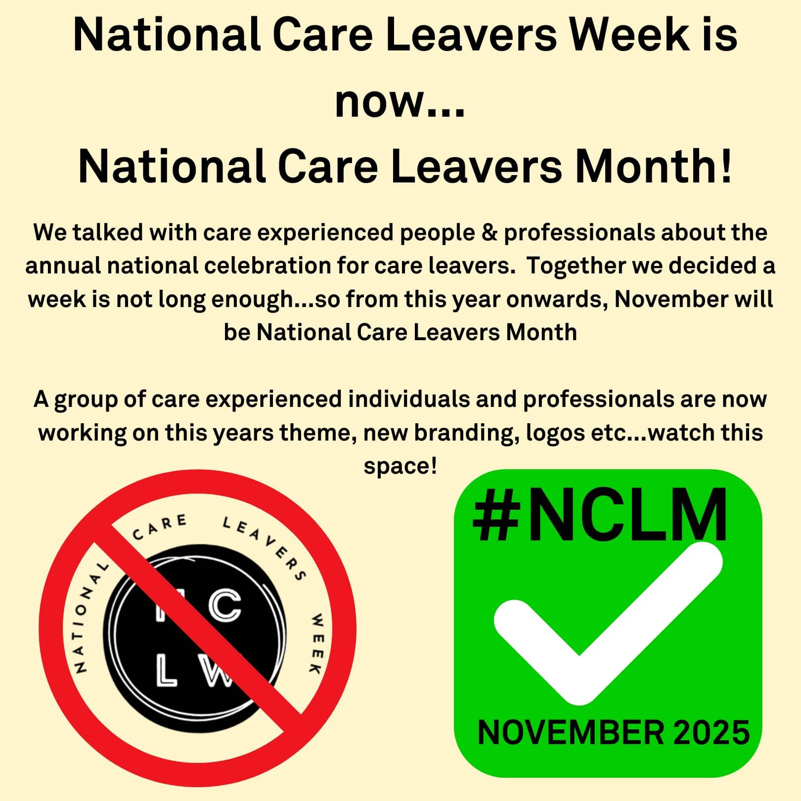 Big News: National Care Leavers Week is now a Whole Month!